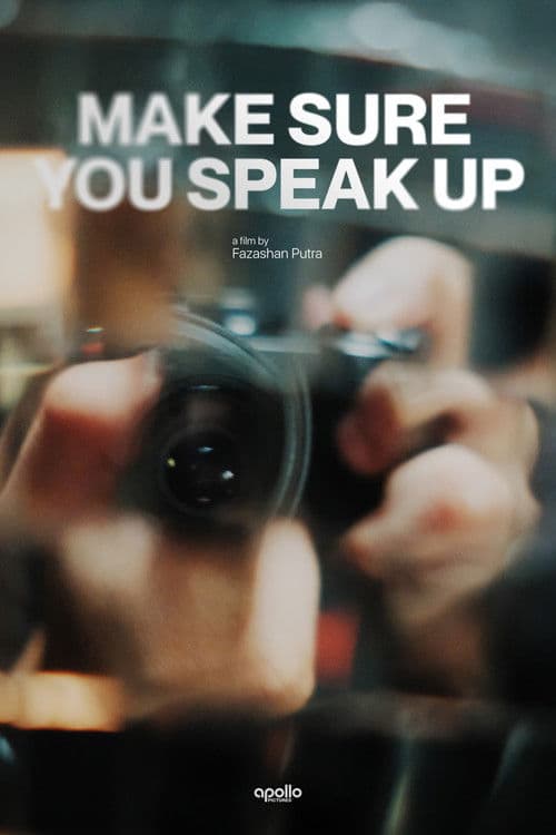 Make Sure You Speak Up poster