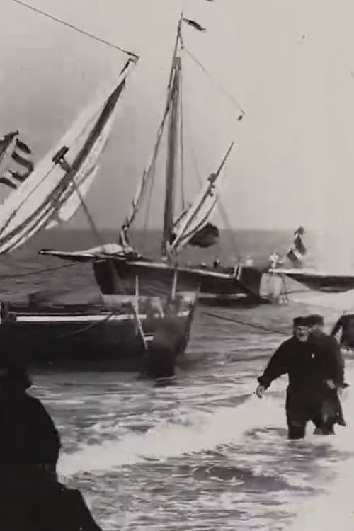 Scheveningen, Dutch Fishing Boats poster