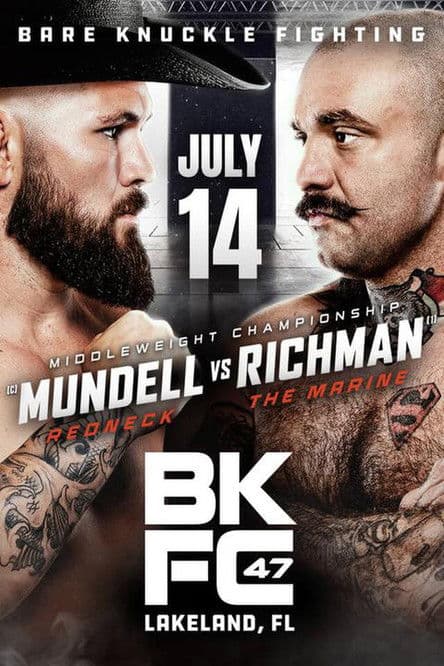 BKFC 47: Mundell vs. Richman poster