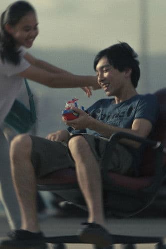 Fish in Puddle poster