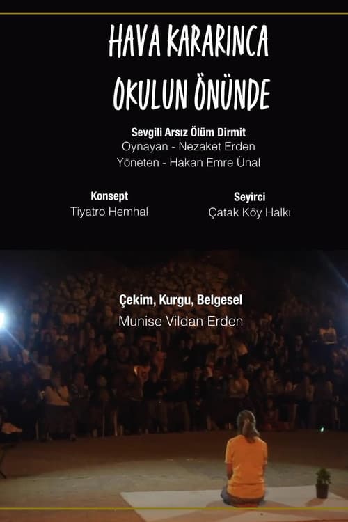 Hava Kararınca Okulun Önünde poster