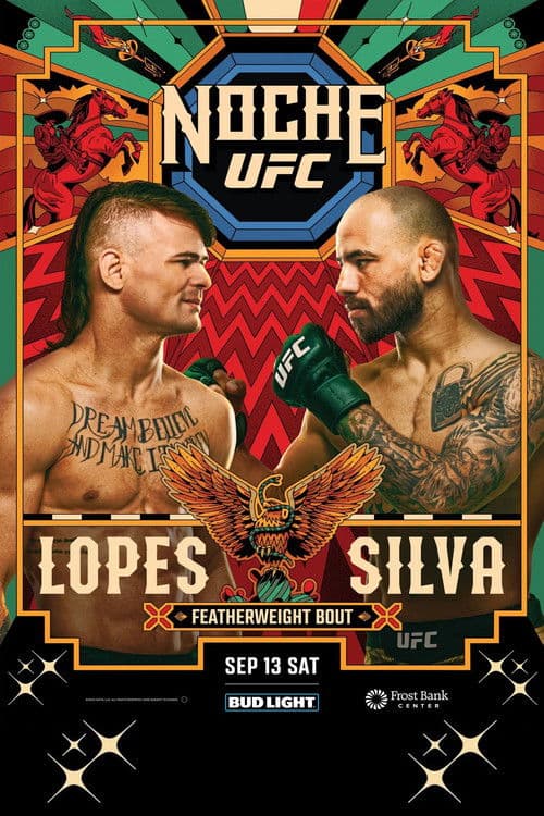 UFC Fight Night 259: Lopes vs. Silva poster