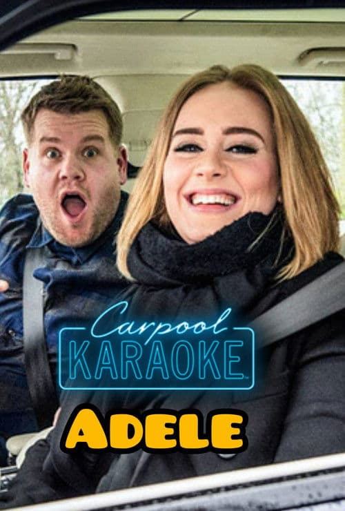 Carpool karaoke : adele poster