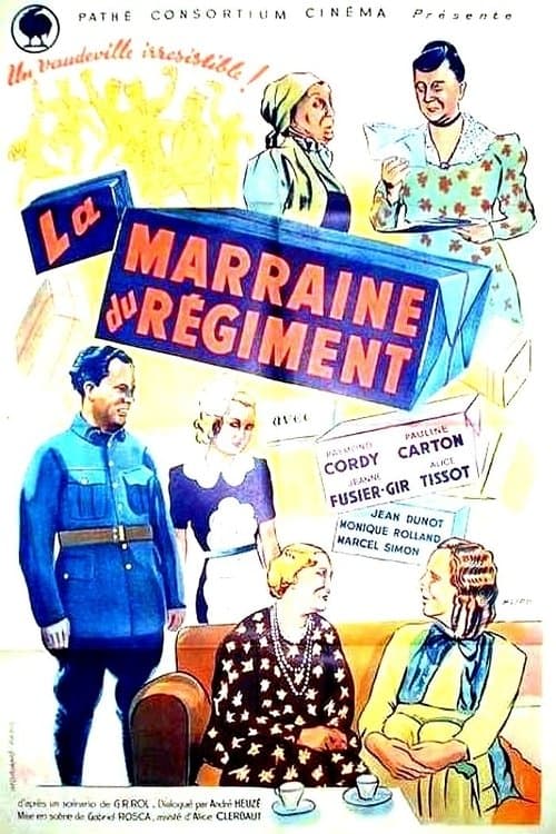 La marraine du régiment poster