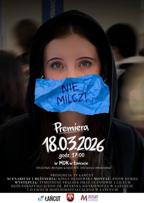 Nie milcz poster