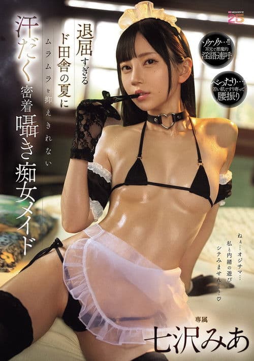 退屈すぎるド田舎の夏にムラムラを抑えきれない汗だく密着囁き痴女メイド poster