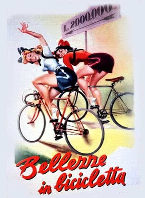 Beauties on bicycles poster