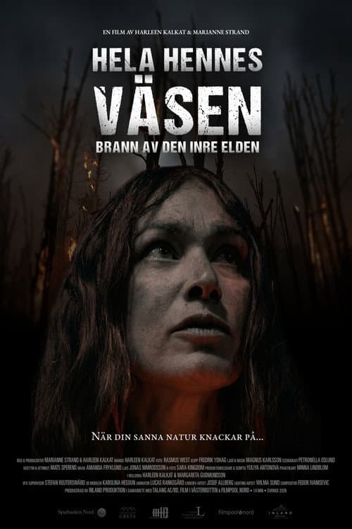Hela hennes väsen brann av den inre elden poster