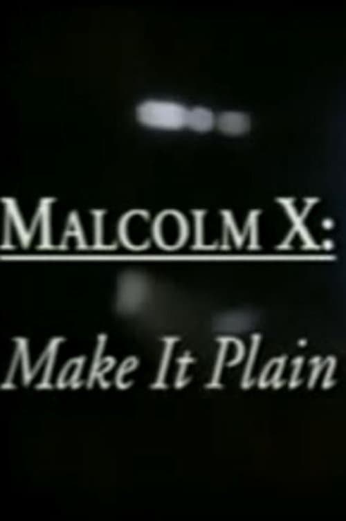 Malcolm X: Make It Plain poster