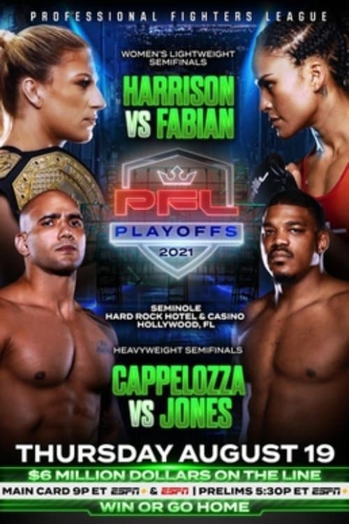 PFL 2021 #8: Playoffs - Harrison vs Fabian poster