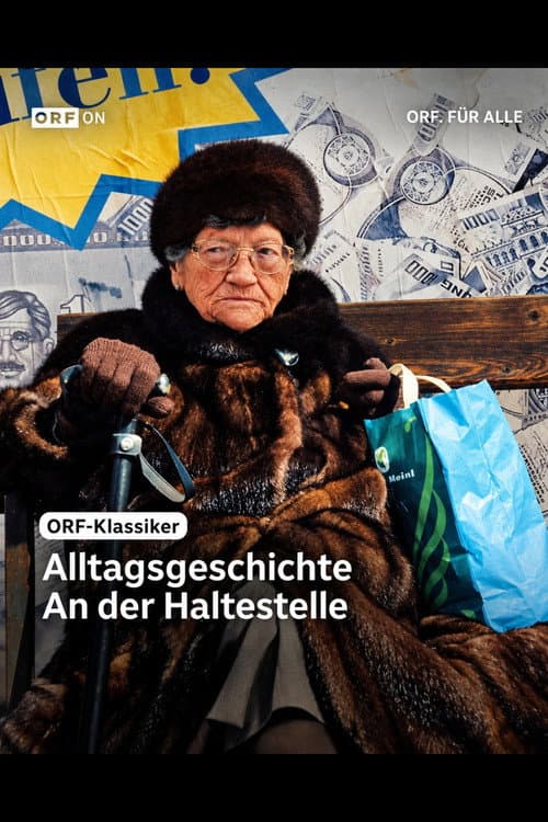 Alltagsgeschichte – An der Haltestelle poster