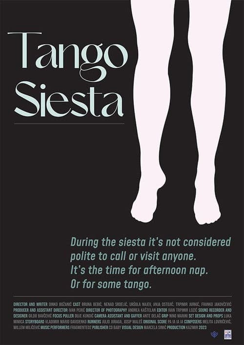 Tango siesta poster