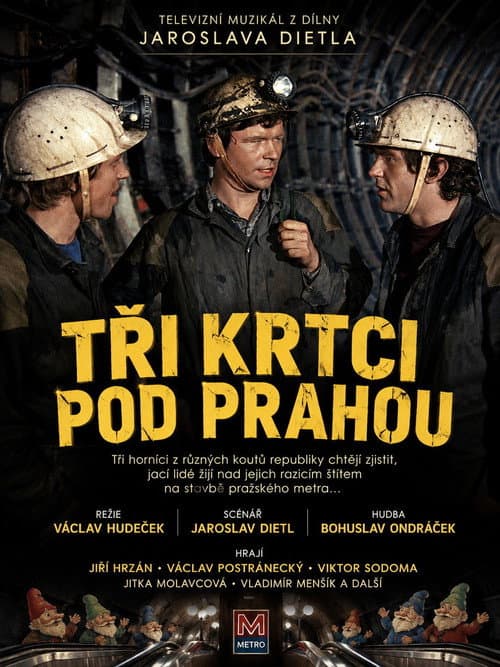 Tři krtci pod Prahou poster