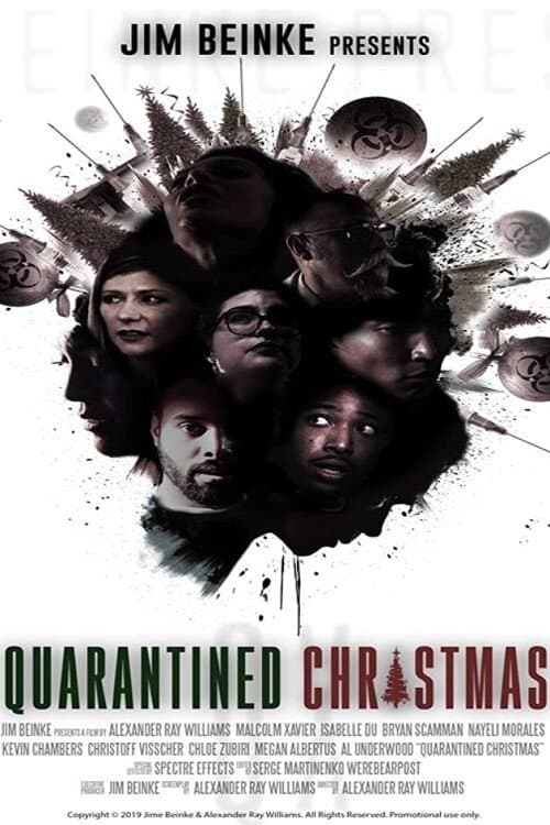 A Quarantined Christmas poster
