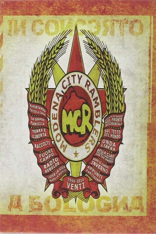 Modena City Ramblers Venti 1994-2014 Live poster