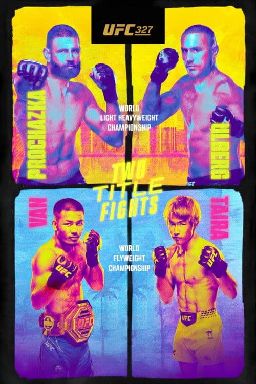 UFC 327: Procházka vs. Ulberg poster