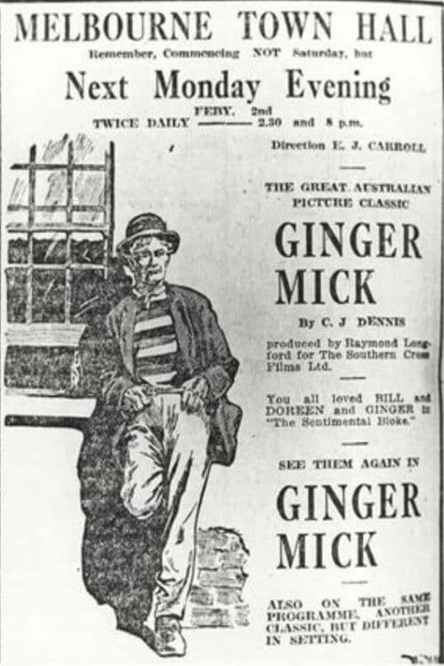 Ginger Mick poster