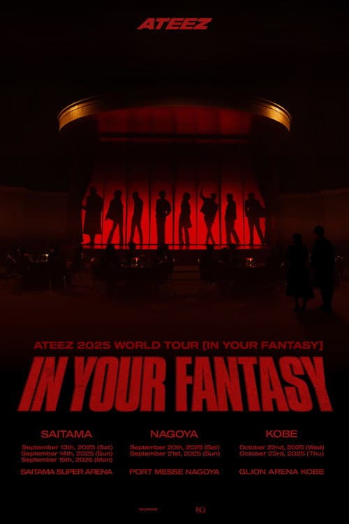 ATEEZ - 2025 World Tour 'In Your Fantasy' in Saitama poster
