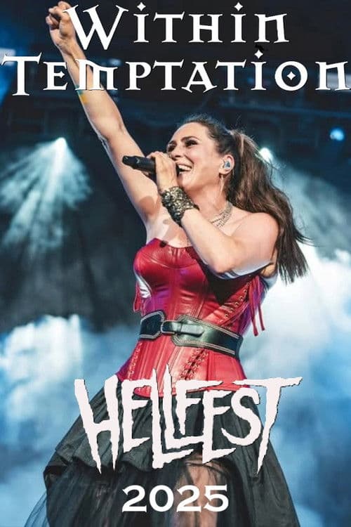 Within Temptation Live at Hellfest 2025 poster