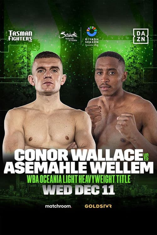 Conor Wallace vs. Asemahle Wellem poster