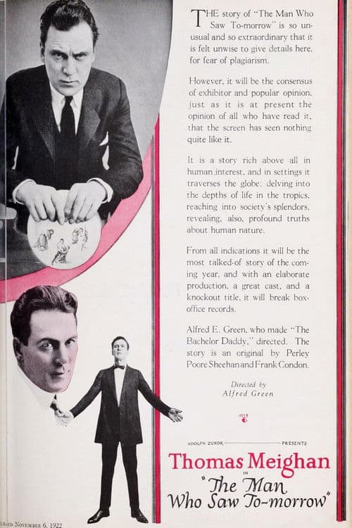 The Man Who Saw Tomorrow poster