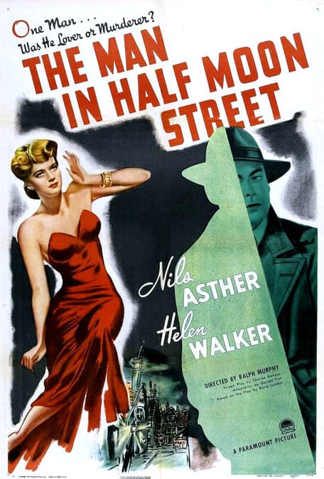 The Man in Half Moon Street poster