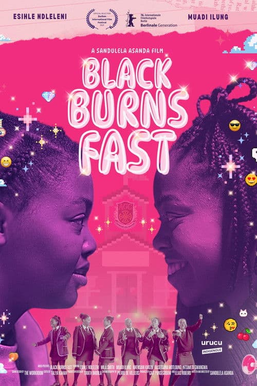 Black Burns Fast poster