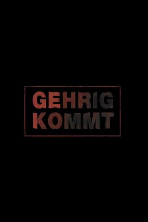 Gehrig kommt! poster