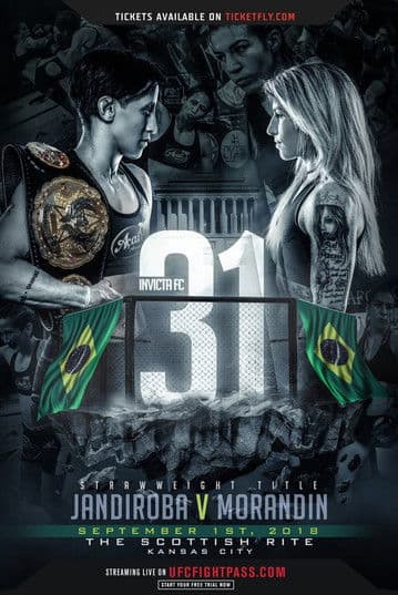 Invicta FC 31: Jandiroba vs. Morandin poster