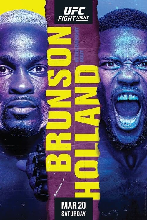 UFC on ESPN 21: Brunson vs. Holland poster