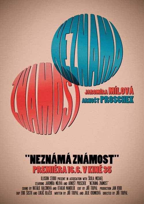 Neznámá Známost poster
