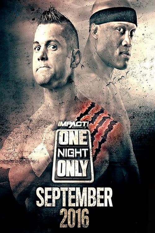 TNA One Night Only: September 2016 poster