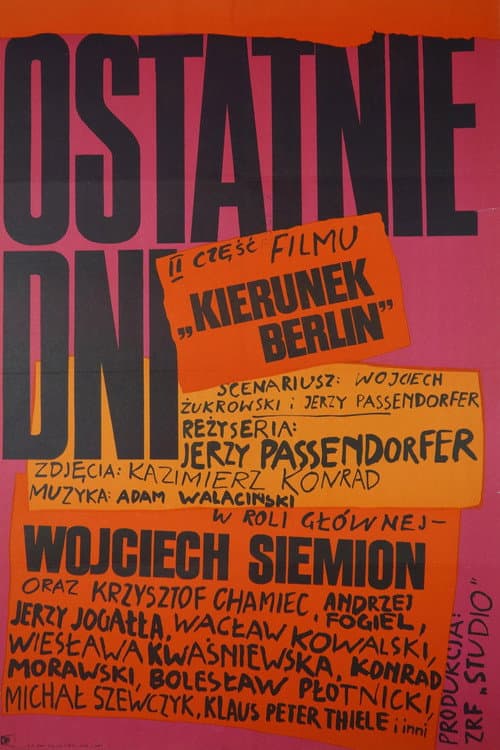 Ostatnie dni poster