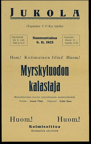 Myrskyluodon kalastaja poster