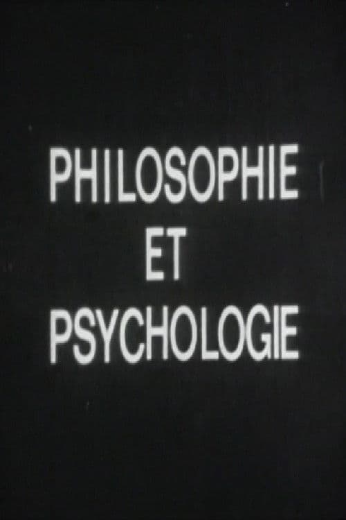 Philosophie et psychologie poster