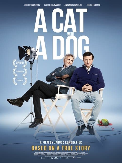 A Cat with a Dog poster