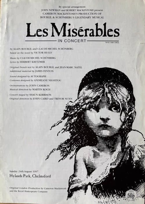 Les Misérables: In Concert at Hylands Park poster