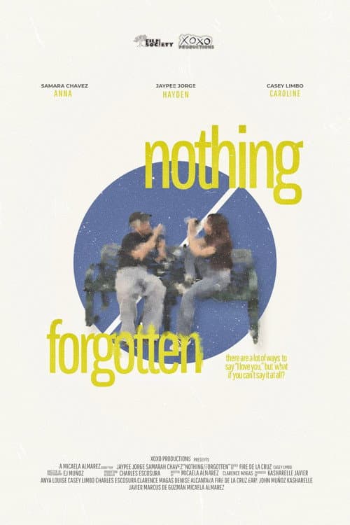 NOTHING/FORGOTTEN poster