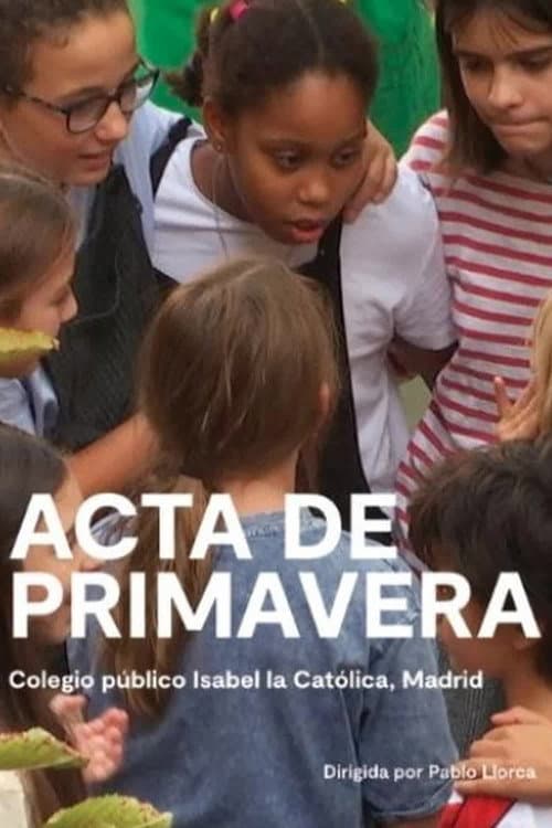 Acta de primavera poster