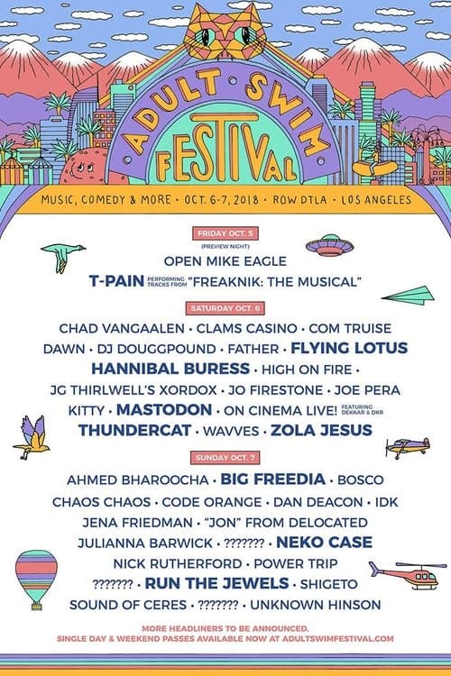 Adult Swim Festival Presents: Run the Jewels poster