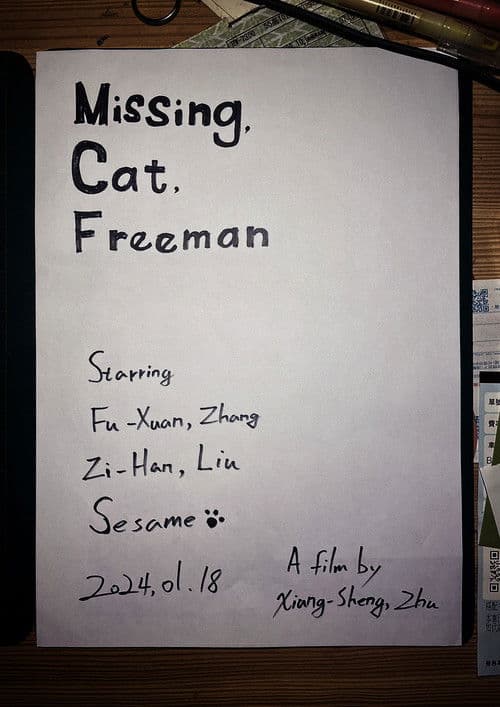 Missing, Cat, Freeman poster