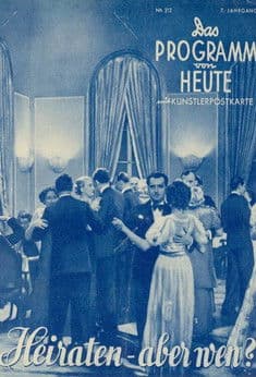 Heiraten - aber wen?