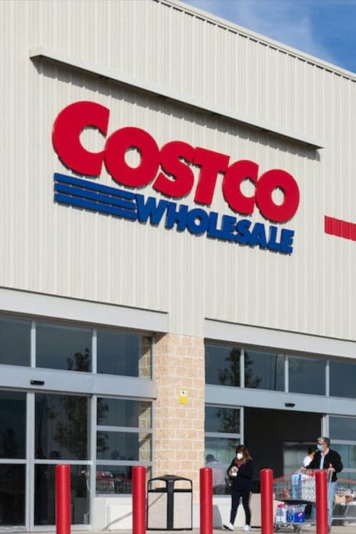 Costco at Christmas poster