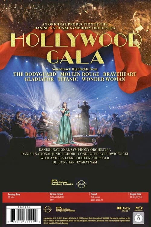 Danish National Symphony Orchestra - Hollywood Gala poster