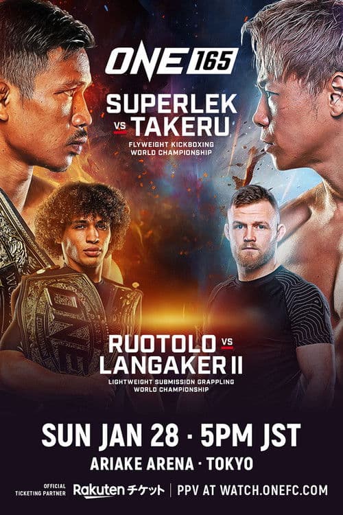 ONE 165: Superlek vs. Takeru poster
