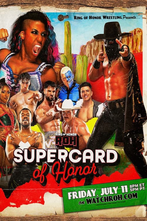 ROH Supercard of Honor 2025 poster