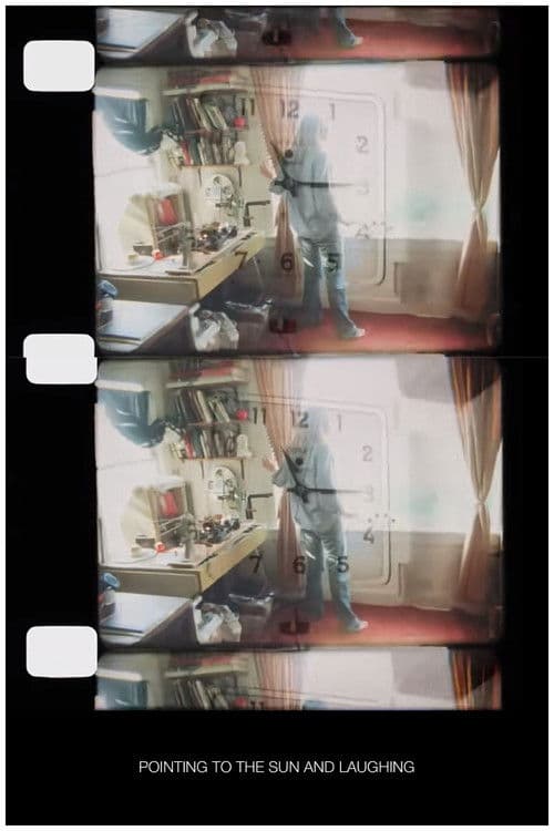 Pointing to the Sun and Laughing (On a Stack of Poems) poster