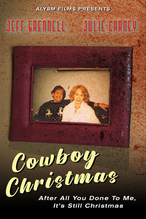Cowboy Christmas poster