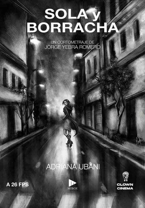 Sola y borracha poster