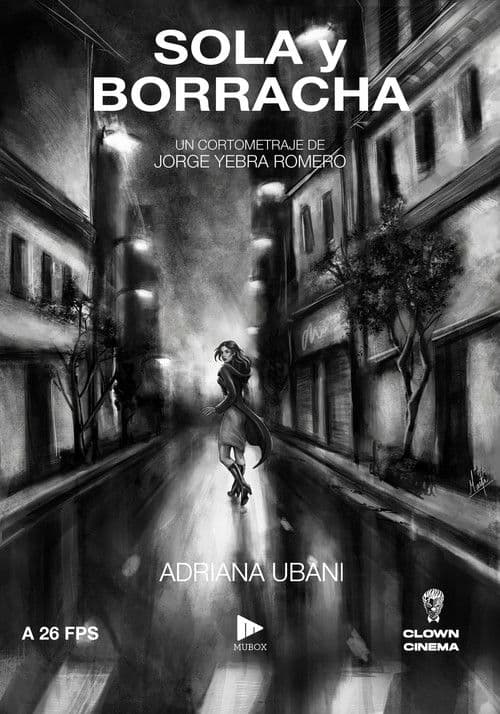 Sola y borracha poster